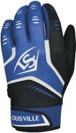 Louisville Slugger Omaha Adult Batting Gloves, Blue, L - Baseball Glove