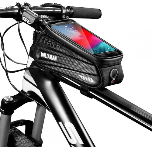 Wild Man Hardpouch L cycling bag 1 l, black - Bike Bag - Main image