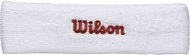 Wilson headband bílá/červená vel. UNI - Sportovní čelenka