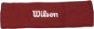 Wilson headband červená/biela veľ. UNI - Športová čelenka