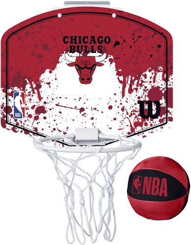 Wilson NBA Team Mini Hoop CHI Bulls - Basketball Goal - Main image