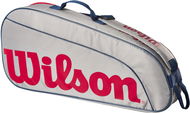 Wilson Junior 3 Pack Grey Eqt/Red - Športová taška