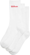 Wilson Crew Logo Sock Men's White, 3 pairs, size M - Socks