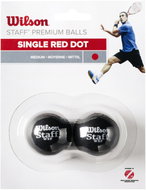 Wilson Staff Squash 2 Ball Red DOT - Squash Ball