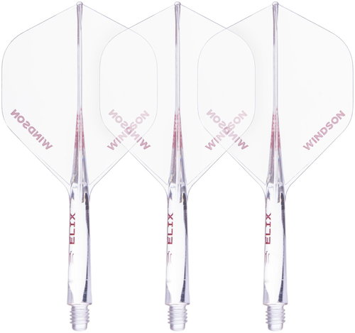 Windson Elix Transparent White M - Dart Flights - Main image