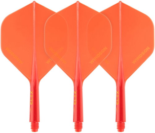 Windson Elix Transparent Red S - Dart Flights - Main image
