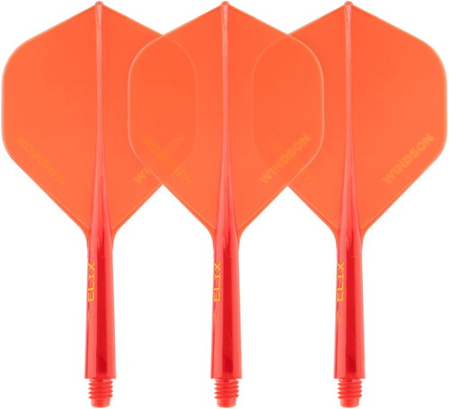 Windson Elix Transparent Red M - Dart Flights - Main image