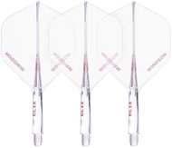 Windson Elix Transparent White S - Dart Flights