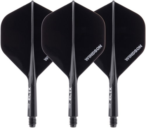 Windson Elix Black S - Dart Flights - Main image