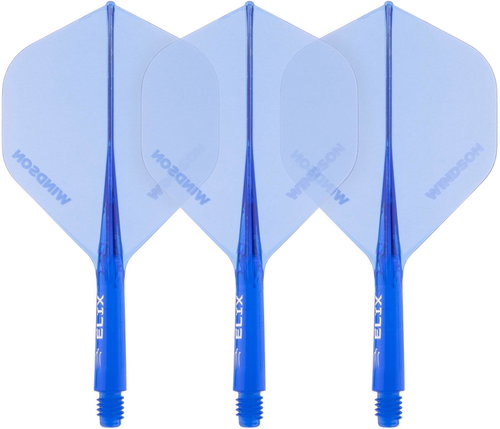 Windson Elix Transparent Blue S - Dart Flights - Main image