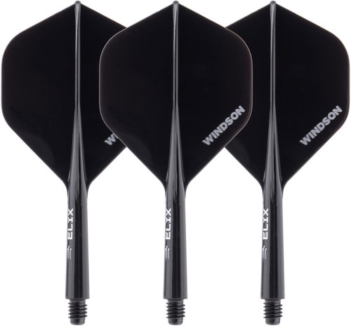Windson Elix Black M - Dart Flights - Main image
