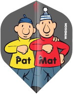 WINDSON PAT a MAT plastic flights, 9pcs - Dart Flights
