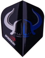 WINDSON Metal plastic flights, Vikings, 9 pcs, 150 microns - Dart Flights
