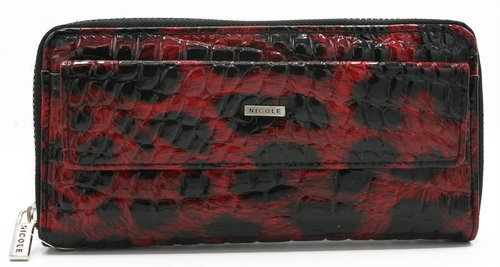 Nicolas Faux Women's Omuro Wallet, burgundy - Wallet - Main image