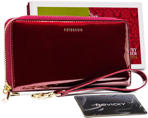Peterson Women's purse Kosa, burgundy - Wallet - Main image