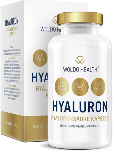 WoldoHealth Hyaluronic Acid 90 capsules - Dietary Supplement - Main image