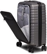 WORLDPACK Dallas Hybrid Dark Grey sized. S - Suitcase