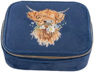 Wrendale Designs Embroidered Travel Jewellery Case Cow - Travel Case