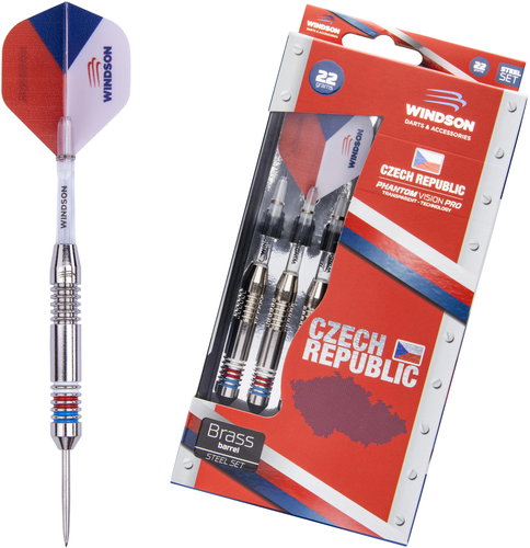 Windson Brass set Czech Steel 22 g - Darts - Main image