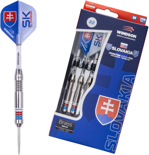 Windson Brass set Slovakia Steel 22 g - Darts - Main image