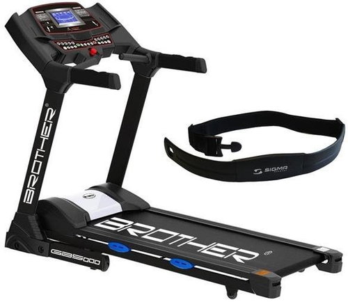 ACRA GB5000P with profi electric tilt and Sigma chest belt - Treadmill - Main image