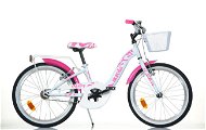 Gyerek kerékpár Dino bikes 204R 20" fehér (2022) - lányoknak - Dětské kolo