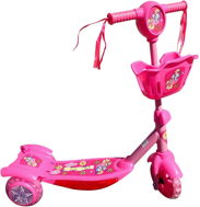 Children's Scooter ACRA CSK5-R children's 3-wheeler PINK - Dětská koloběžka