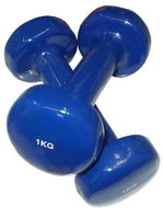 ACRA One-handed vinyl 2 × 1 kg - Dumbell Set