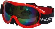 Lyžařské brýle BROTHER B259-CRV s dvojsklem,červené - Lyžařské brýle