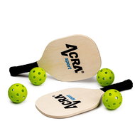 Acra pickleball set, 2 rackets and 4 balls - Kit