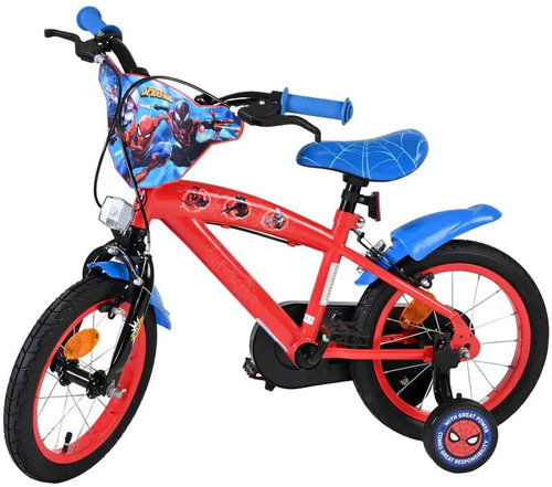 Volare Spiderman 14", red FW - Children's Bike - Main image