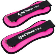 ACRA Wrist/Ankle Weights 0.5kg Pink - Weight