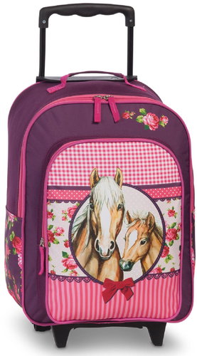 FABRIZIO Children's suitcase Horses size. S - Suitcase - Main image