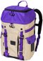 Meatfly Scintilla Cream / Violet 26 L - School Backpack