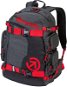 City Backpack Meatfly Wanderer Red / Charcoal 28 L - Městský batoh