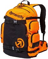 City Backpack Meatfly Wanderer Safety Orange 28 L - Městský batoh