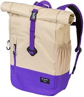 Meatfly Holler Cream / Violet 28 L - School Backpack