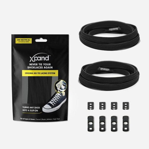 Xpand laces black - Shoe Laces - Main image