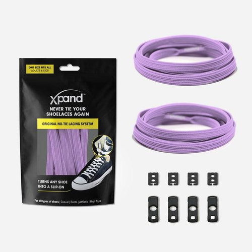 Xpand Laces Pastel Purple - Shoe Laces - Main image