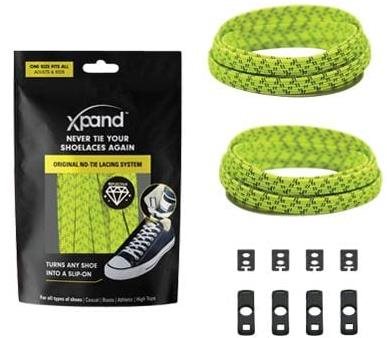 Xpand lemon lime reflective laces - Shoe Laces - Main image