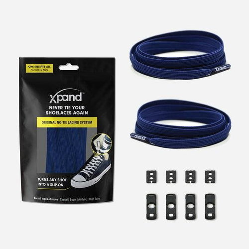 Xpand laces navy blue - Shoe Laces - Main image