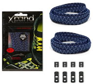 Laces Xpand navy blue reflective - Shoe Laces