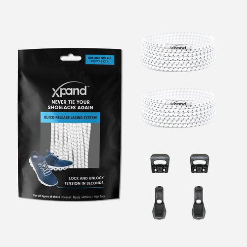 Tightening elastic laces Xpand white reflective - Shoe Laces - Main image