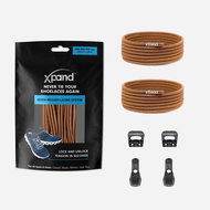 Tightening elastic laces Xpand full brown - Shoe Laces