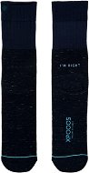 XPOOOS Essential Bamboo Blue/Black, veľkosť 43 – 46 - Ponožky
