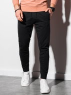Ombre Clothing Pánské tepláky Styborn černá - Tepláky