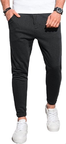 Ombre Clothing Pánské tepláky Davido černá XL - Tepláky - Main image