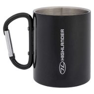 HIGHLANDER Mug with carabiner 300 ml, black - Thermos