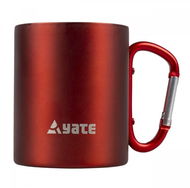 Yate Hrnek s karabinkou 0,3 l červený - Termohrnek