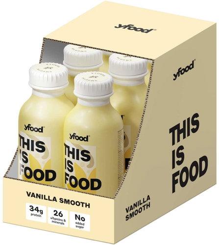 Yfood Drink 6 pcs, Smooth Vanilla - Non-Perishable Nutritious Complete Food - Main image